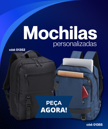 Mochilas de brindes personalizados para empresas